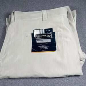 NWT PGA Tour NonSlip Golf Men’s waist 40 Khaki wicking moisture Golf Shorts